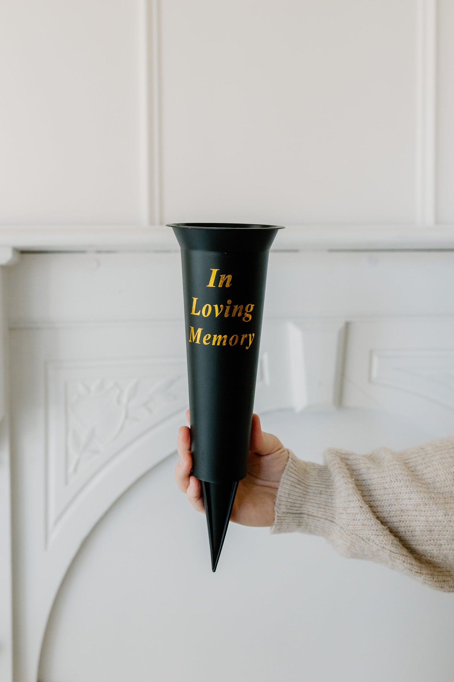 ‘In Loving Memory’ Grave Vase Arrangement